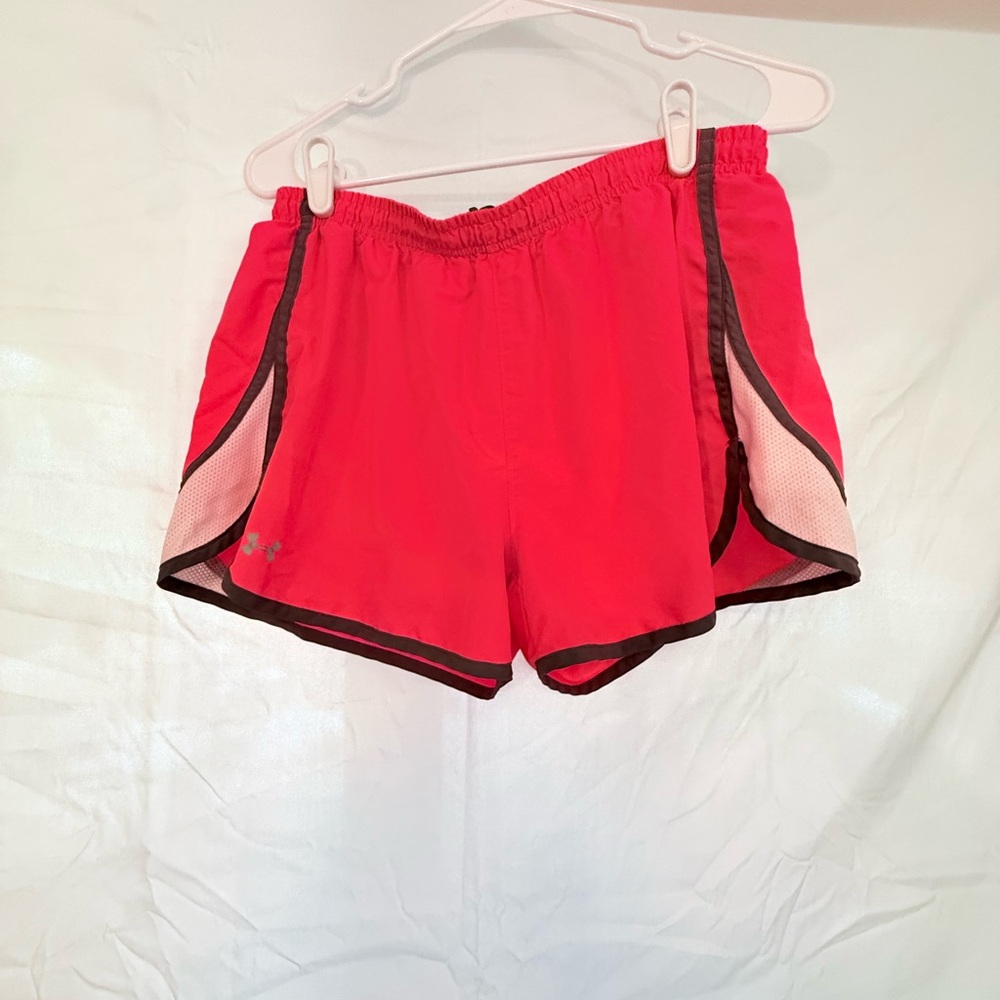 Under Armour Women's Athletic Shorts - Pink and Black